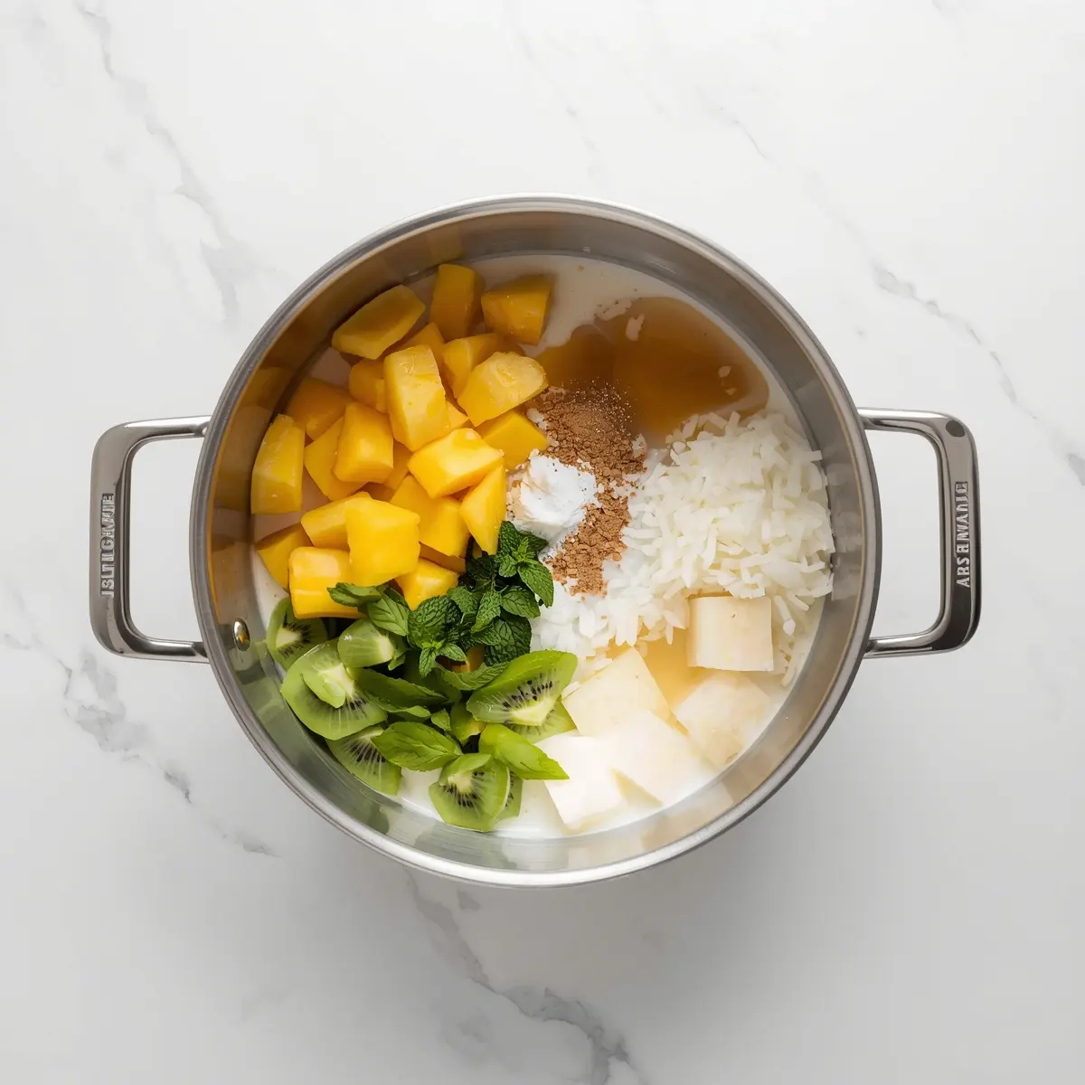 Cooking instructions for summer tropical smoothie recipe