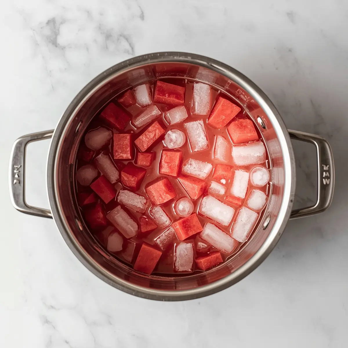 Cooking instructions for summer watermelon slushie recipe