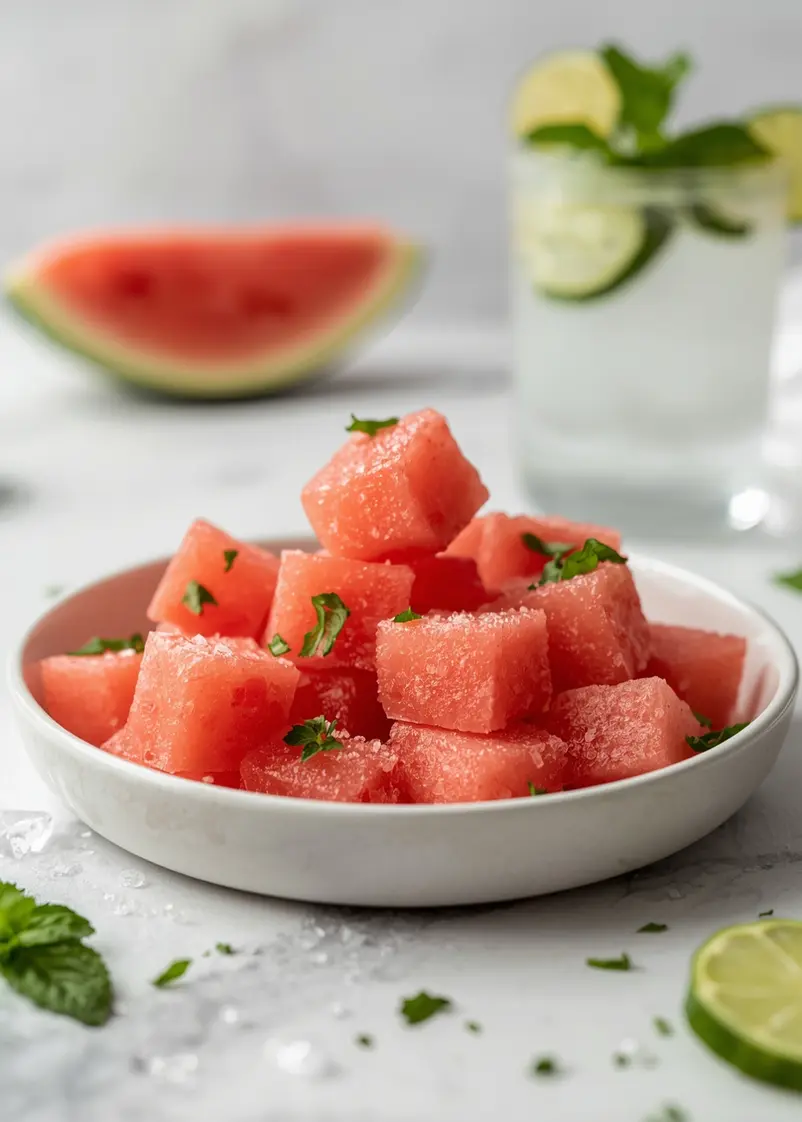 summer watermelon slushie recipe ready to serve