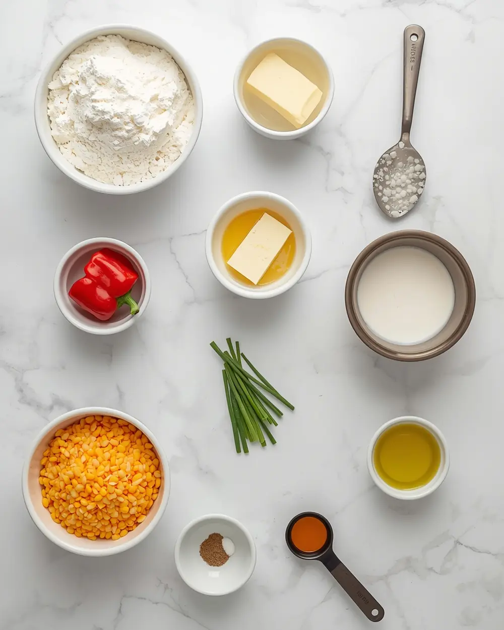 Ingredients for thanksgiving cornbread recipe easy