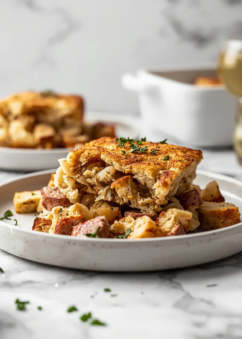 thanksgiving sausage stuffing recipe easy ready to serve
