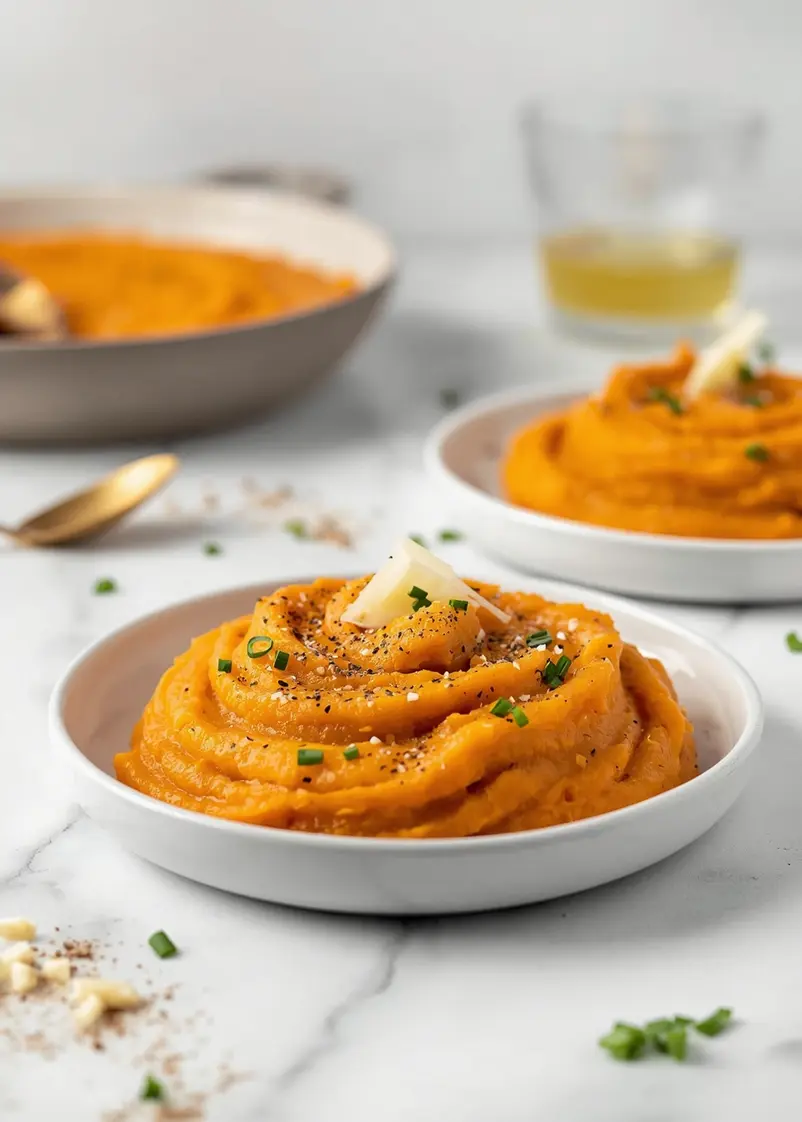 thanksgiving sweet potato mash recipe ready to serve