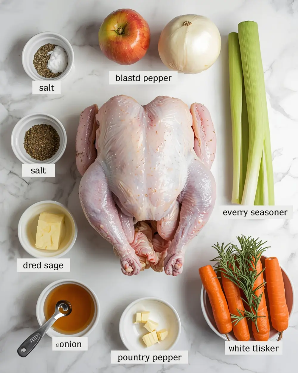 Ingredients for thanksgiving whole turkey recipe easy