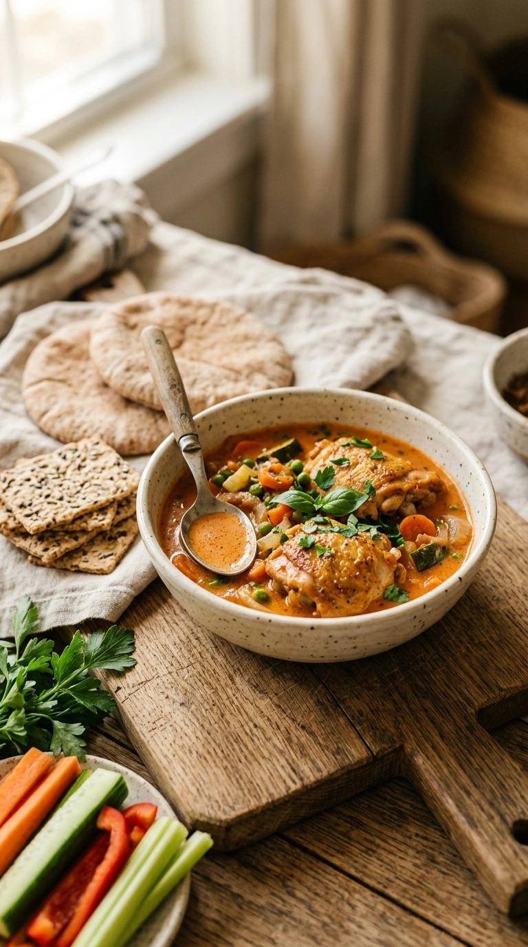 easy chicken weeknight dinner ready to serve