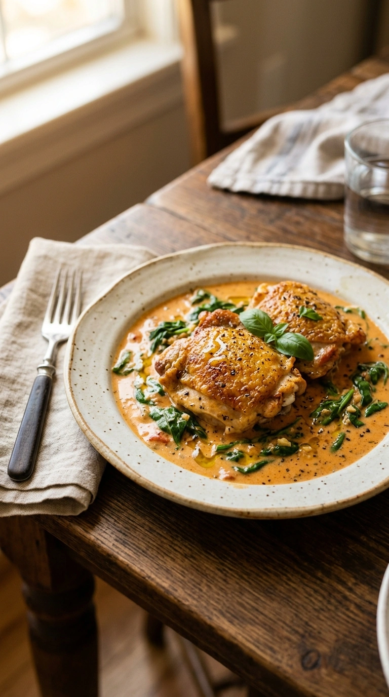 easy chicken weeknight dinner ready to serve