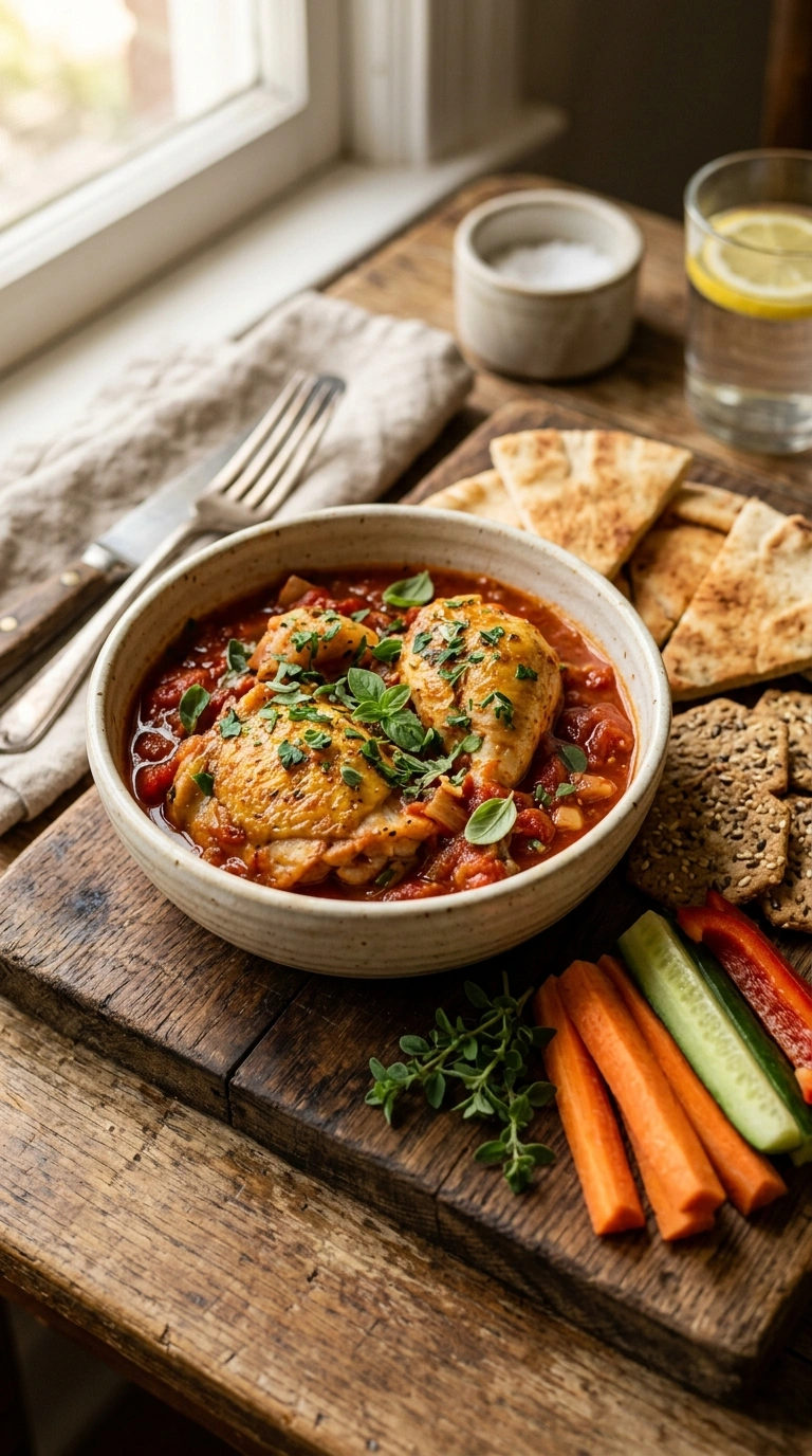 easy chicken weeknight dinner ready to serve