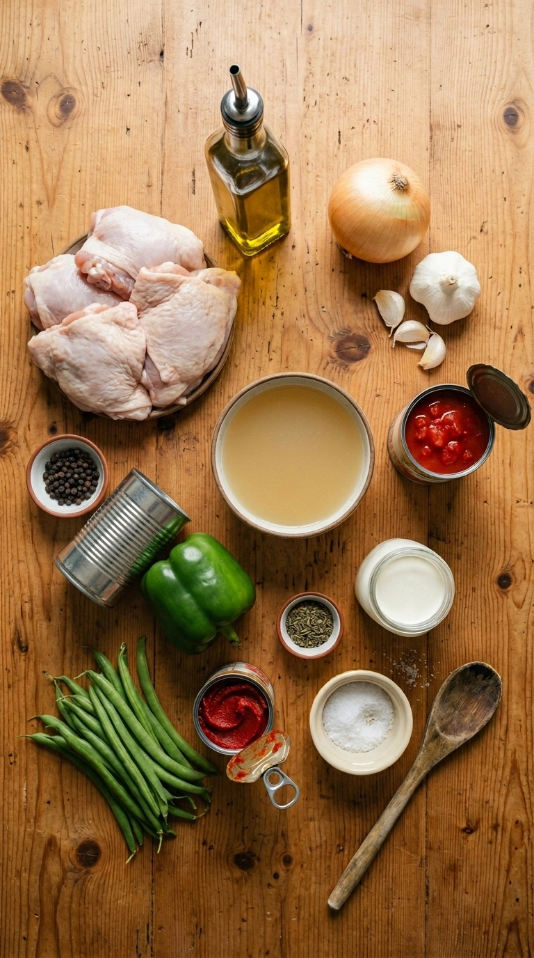 Ingredients for easy chicken weeknight dinner