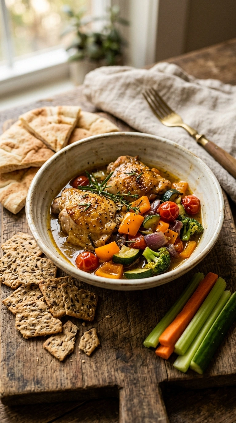 easy chicken weeknight dinner ready to serve