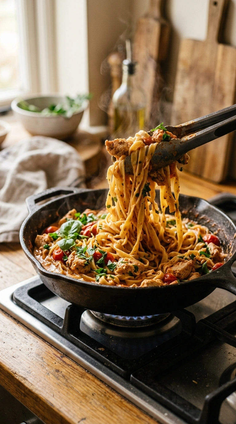 Cooking instructions for easy chicken weeknight dinner