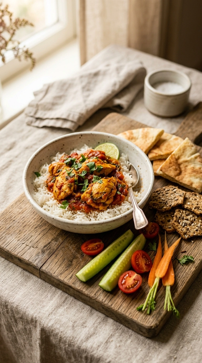 easy chicken weeknight dinner ready to serve