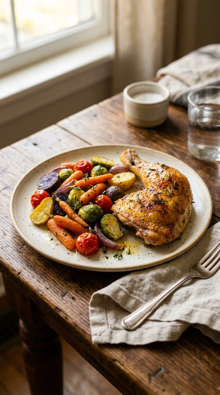 easy chicken weeknight dinner ready to serve
