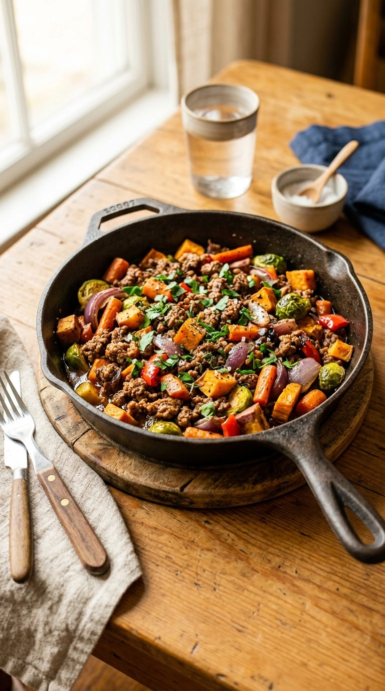Golden Ground Beef Skillet | 25-Min Easy Family Weeknight Dinner