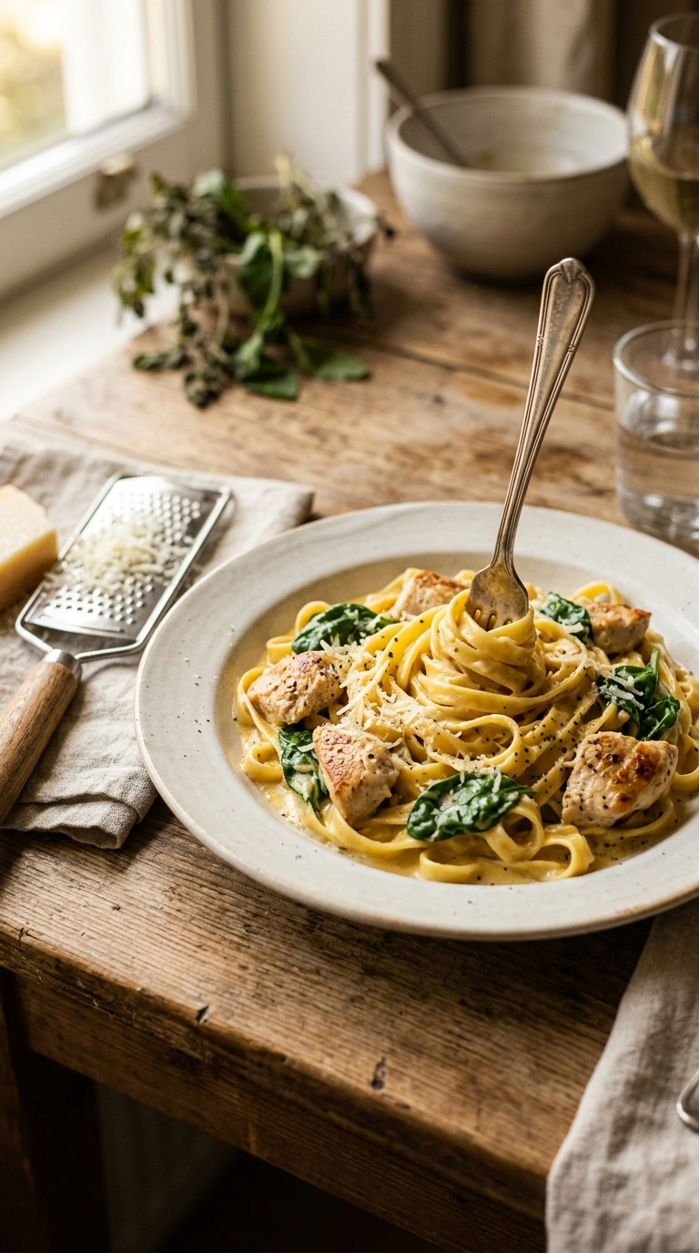 golden 30 min one pot chicken pasta ready to serve