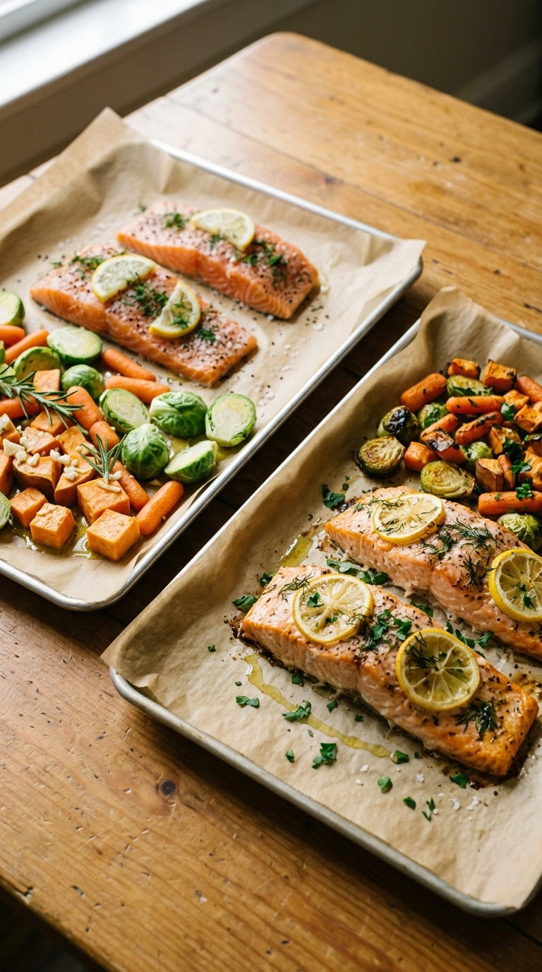 Cooking instructions for golden 30 min sheet pan salmon