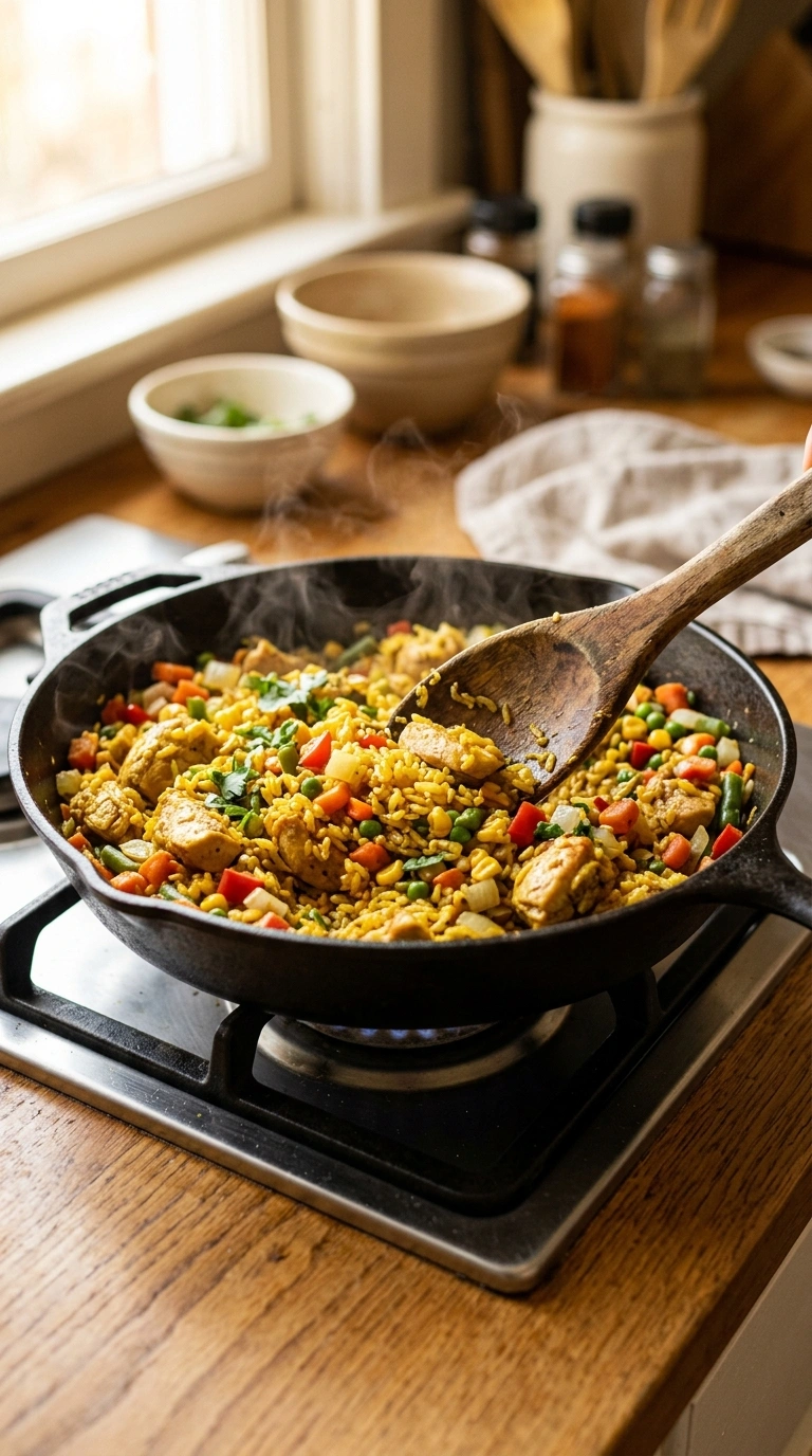 Cooking instructions for golden 30 min chicken rice bowl
