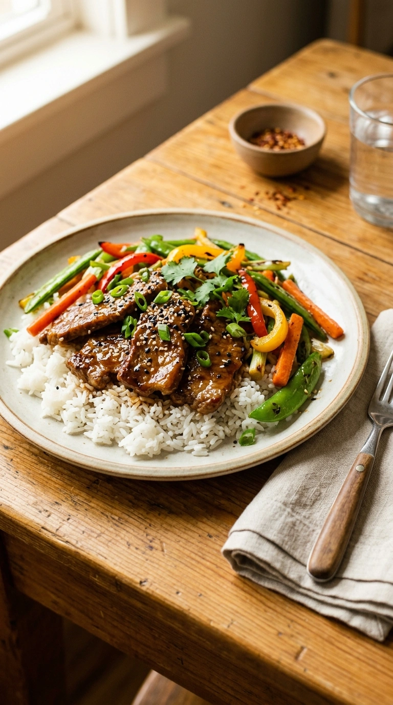 Golden Korean Beef Bowl | 20-Min Easy Family Weeknight Dinner