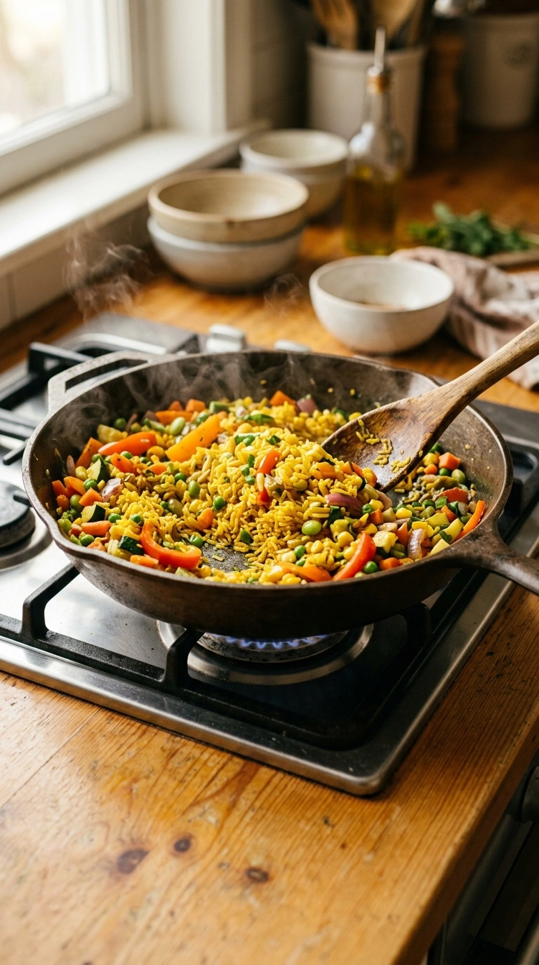 Cooking instructions for golden 30 min mediterranean rice bowl