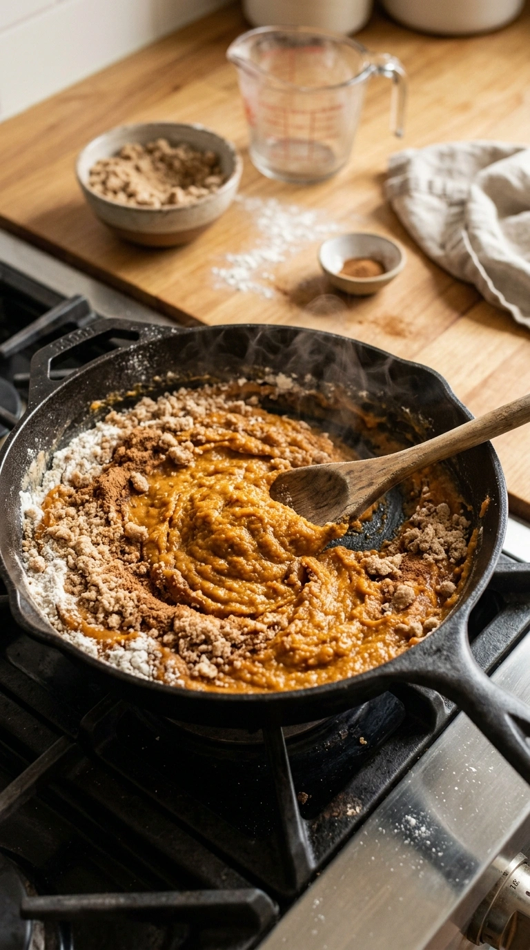 Cooking instructions for pumpkin muffins recipe