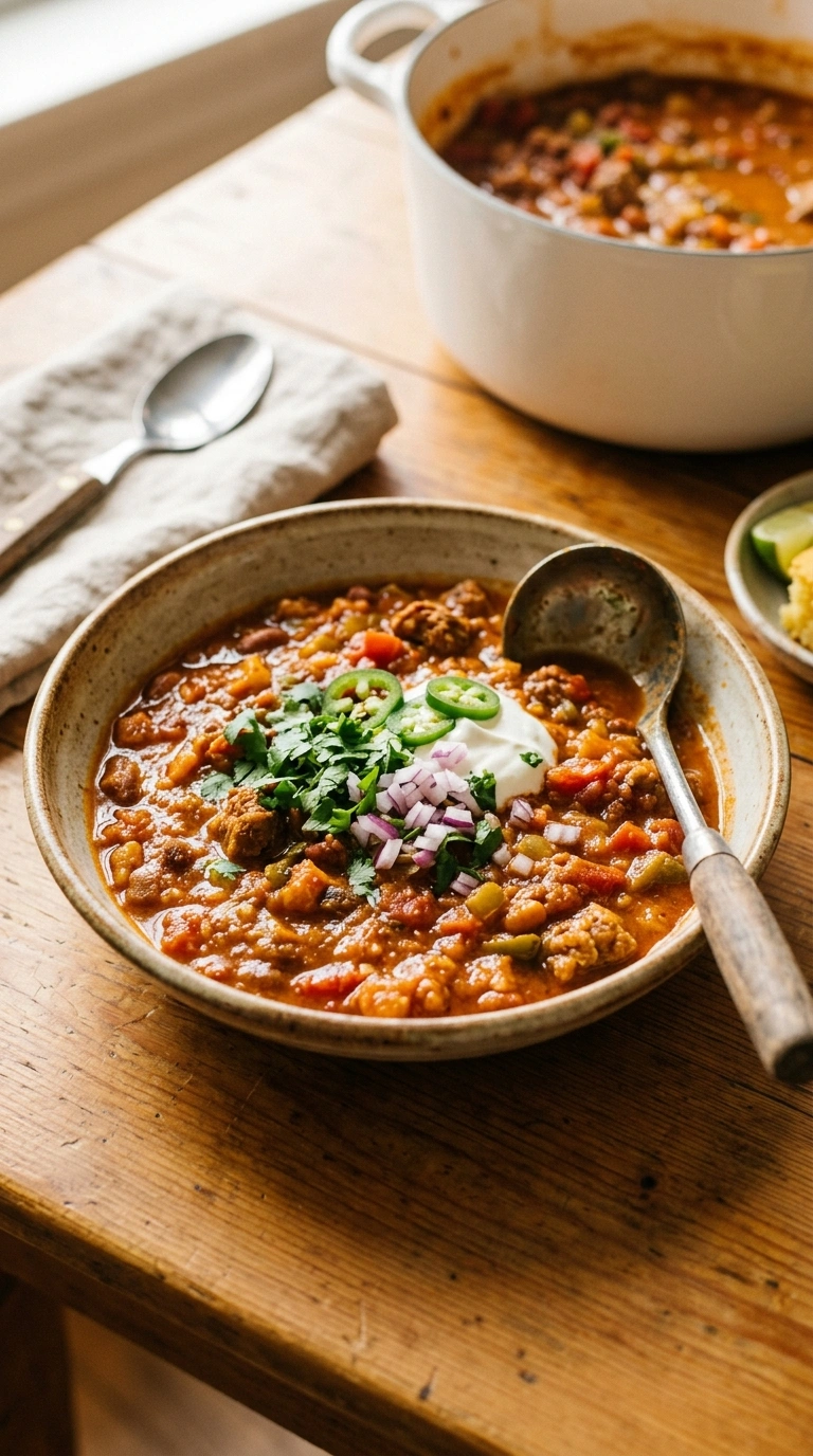 Cozy Pumpkin Turkey Chili for Chilly Fall Nights