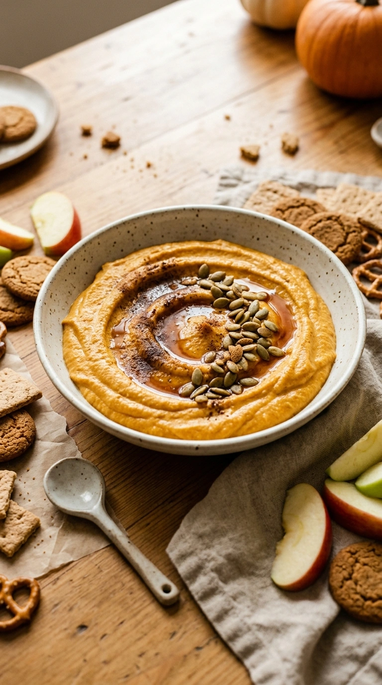 Two Ingredient Pumpkin Cream Cheese Dip
