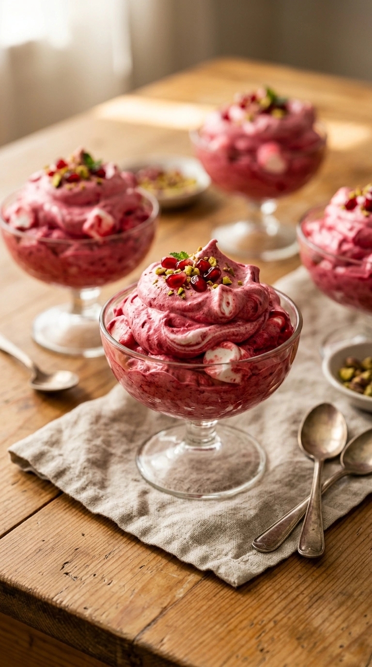 Creamy Cranberry Fluff Salad for Thanksgiving