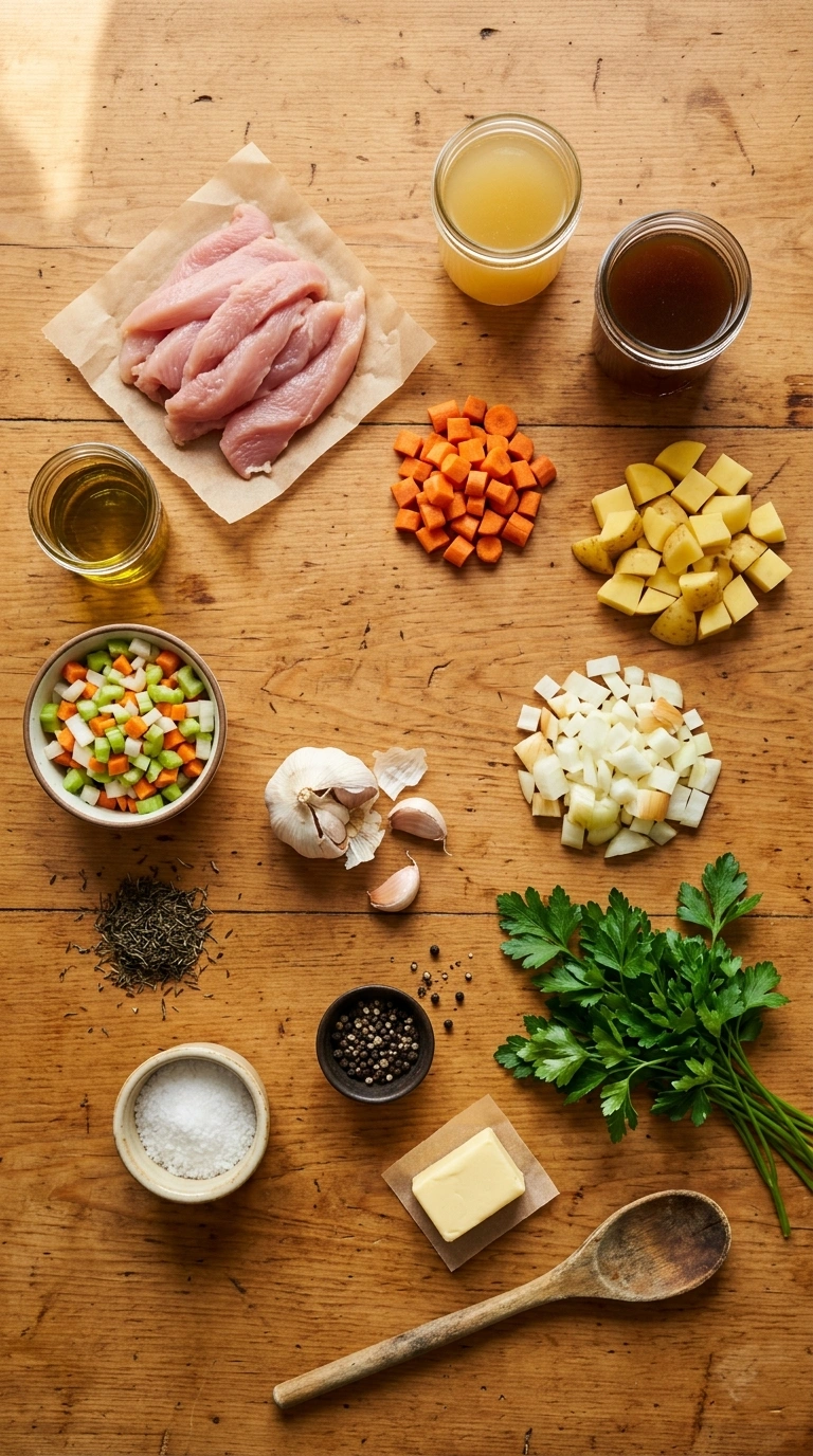 Ingredients for make ahead thanksgiving recipes