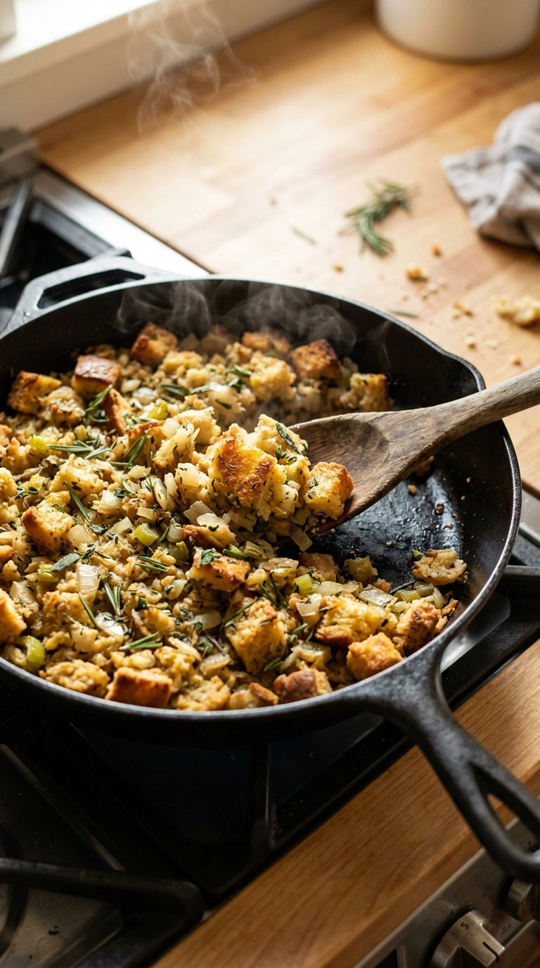 Cooking instructions for thanksgiving stuffing recipe