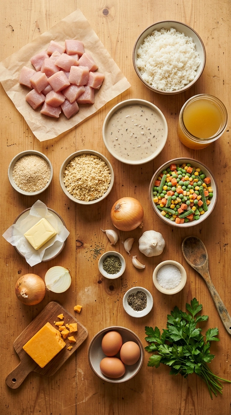 Ingredients for leftover turkey recipes