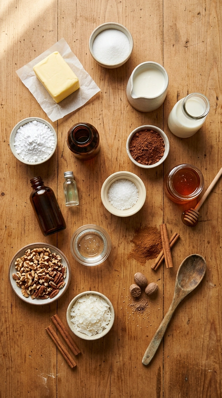 Ingredients for christmas candy recipes