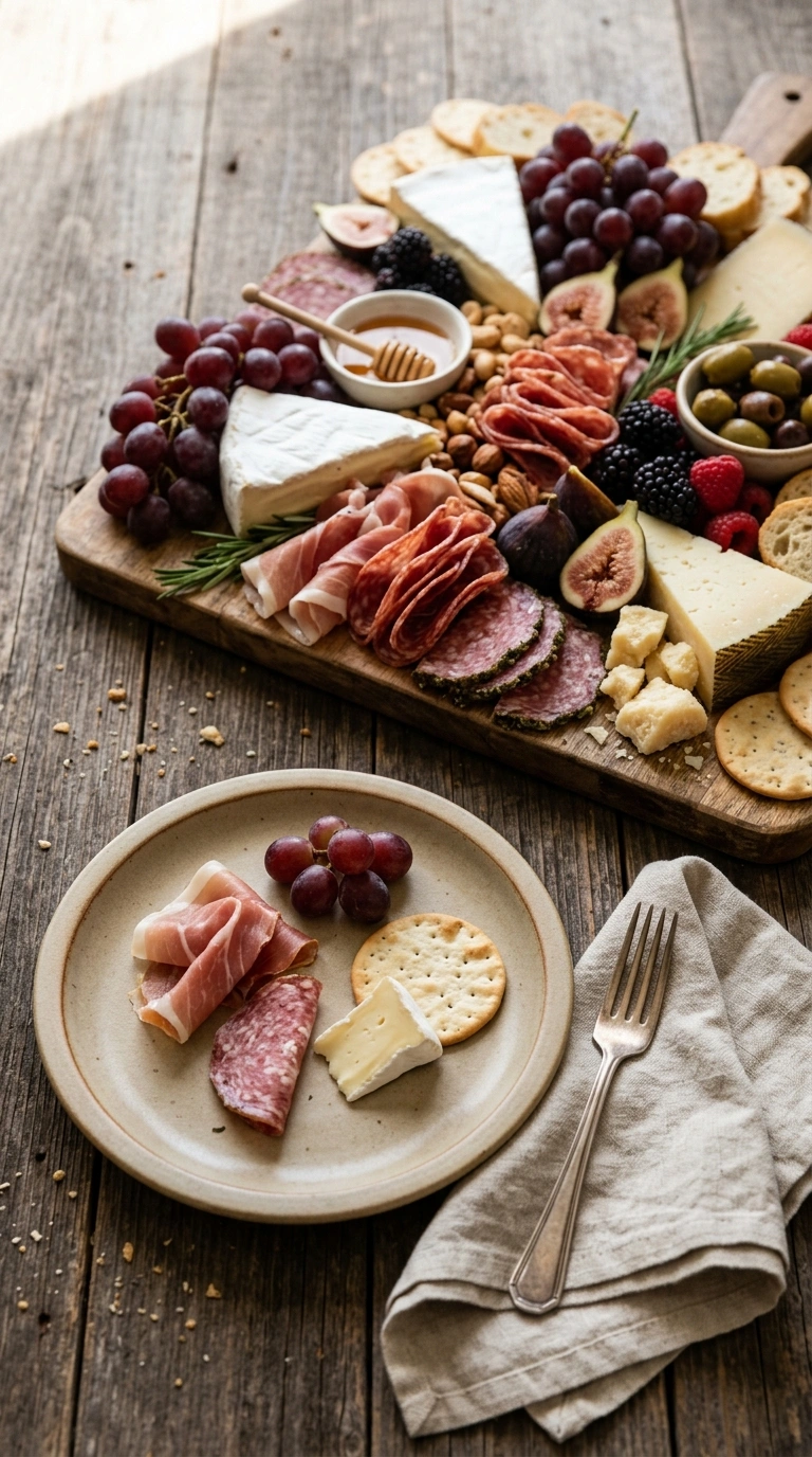 charcuterie board ready to serve