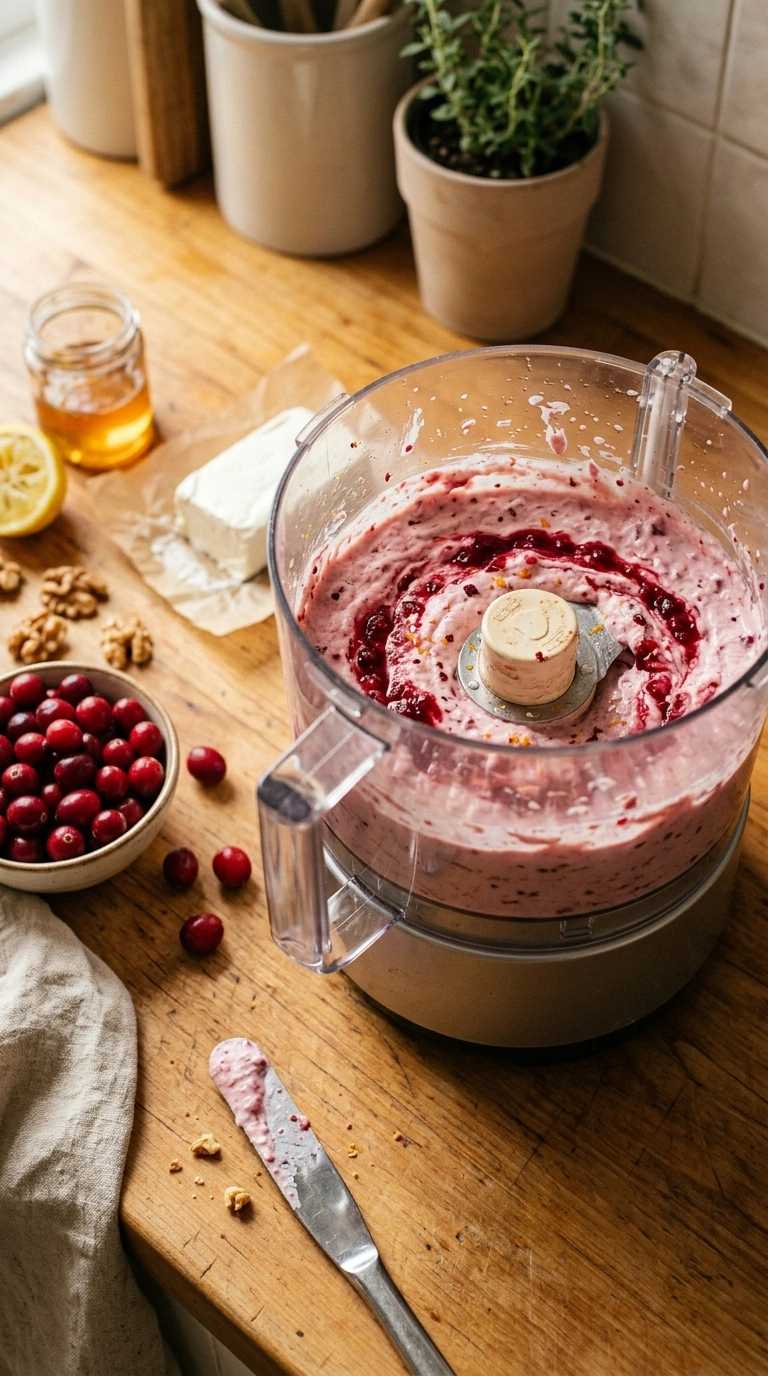 Cooking instructions for cranberry cream cheese dip