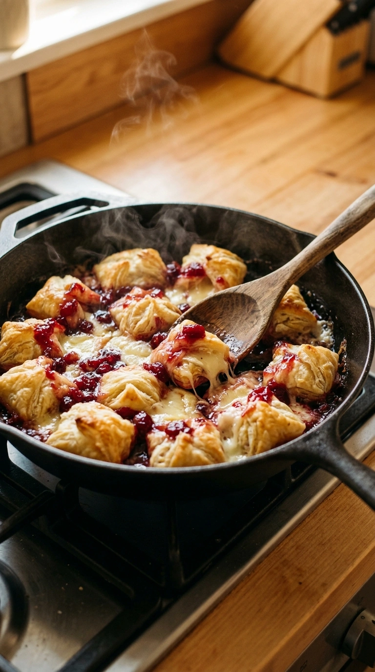 Cooking instructions for cranberry brie bites