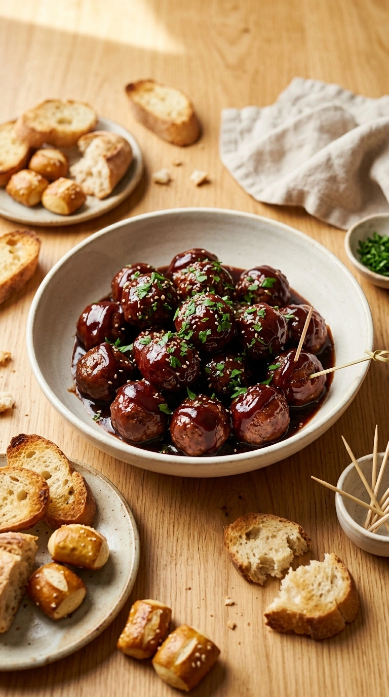 3 Ingredient Party Meatballs for Any Gathering