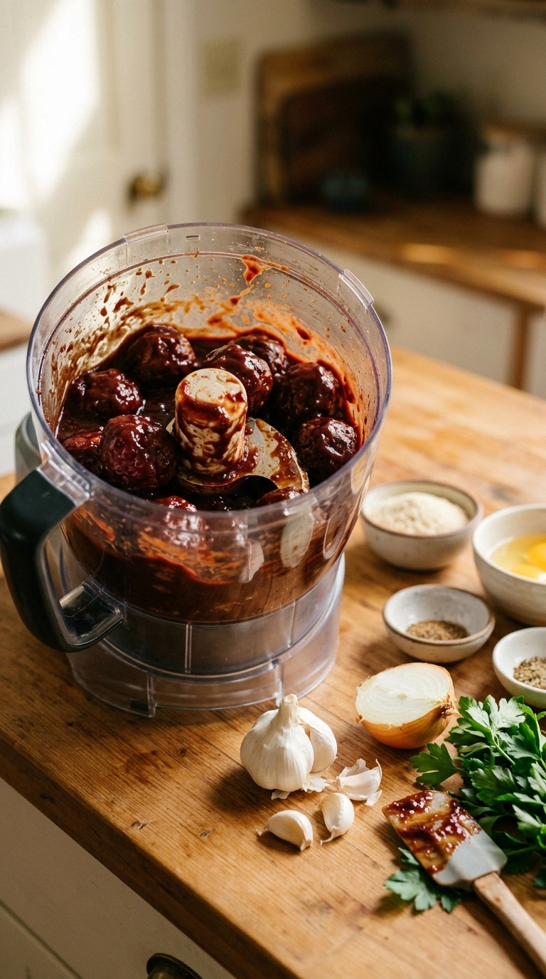 Cooking instructions for meatball appetizer