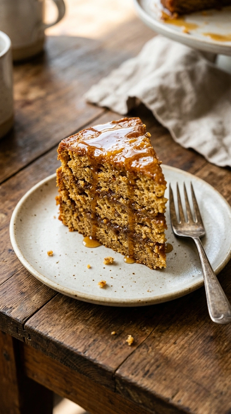 rum cake from box cake ready to serve