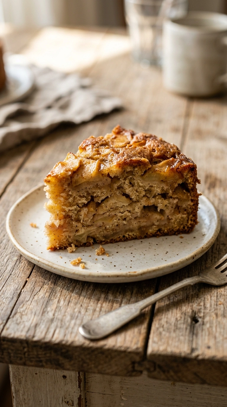 apple cake recipe ready to serve