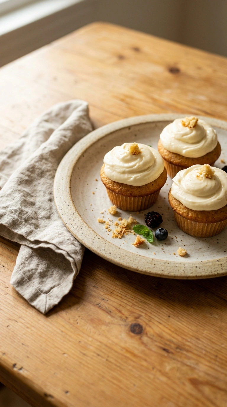 Gingerbread Cupcakes With Cream Cheese Frosting