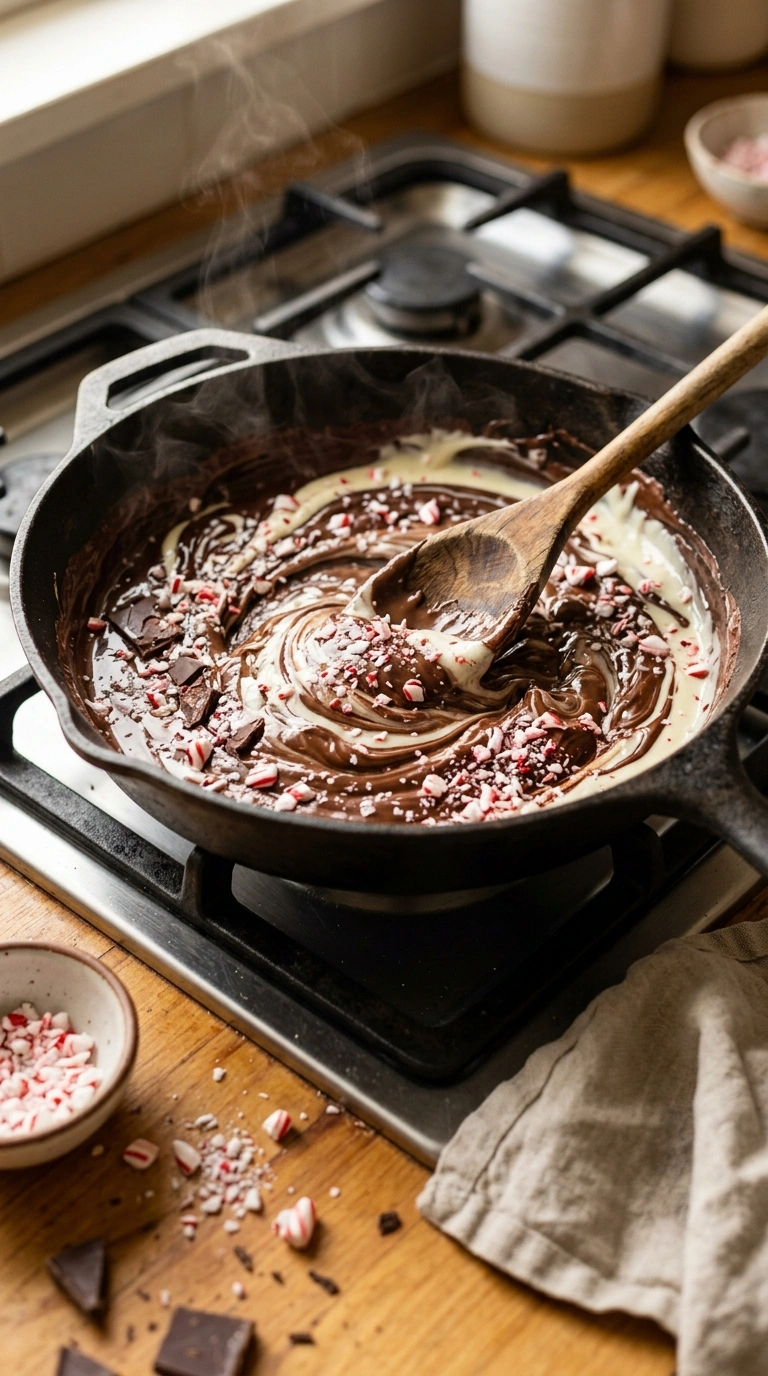 Cooking instructions for peppermint bark