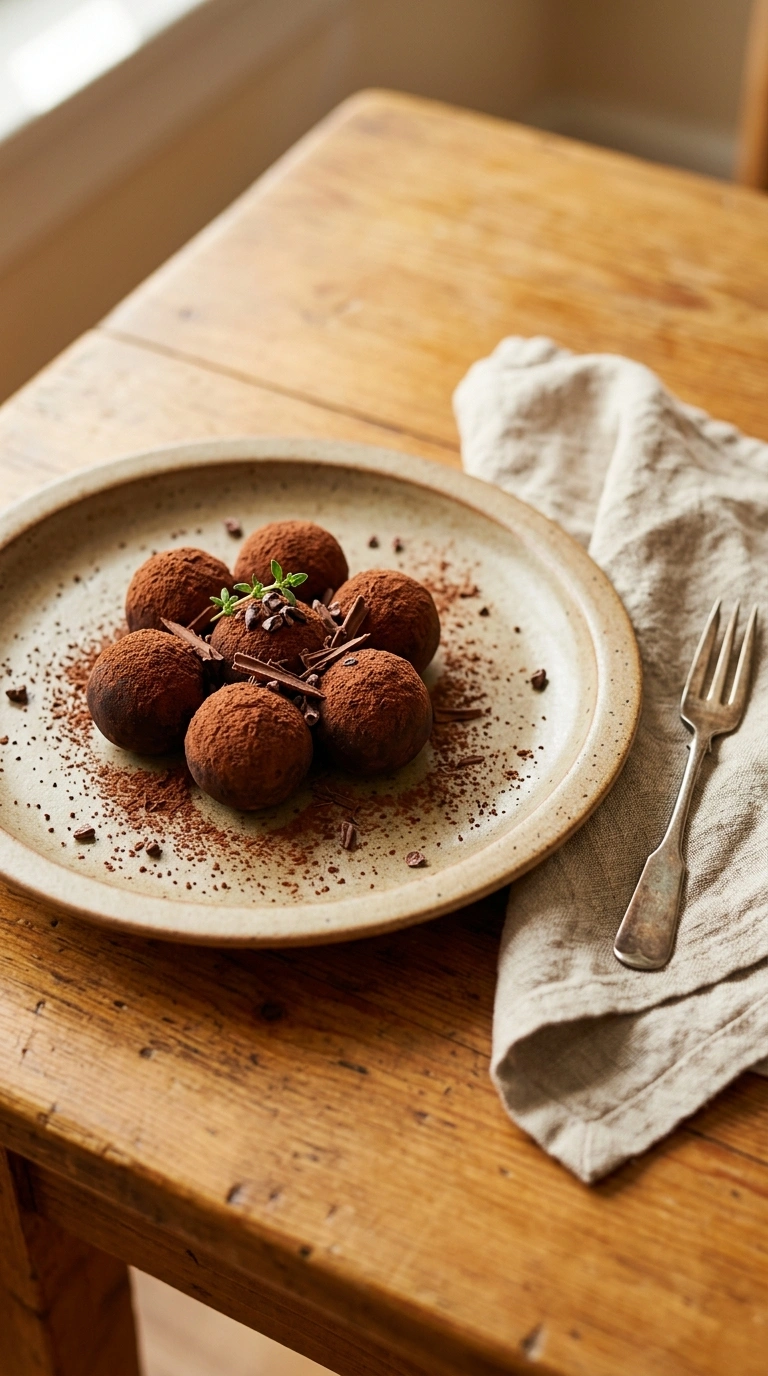 Easy 3 Ingredient Chocolate Truffles