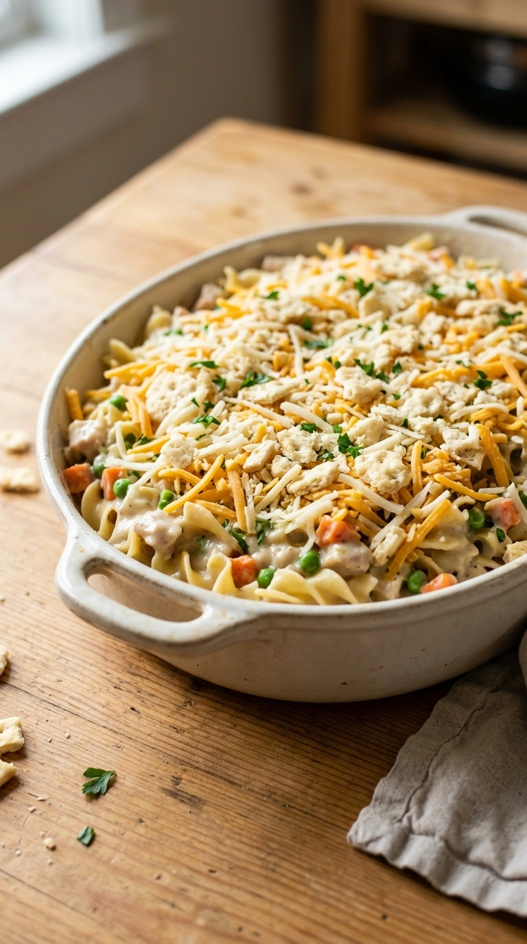 Cooking instructions for chicken casserole