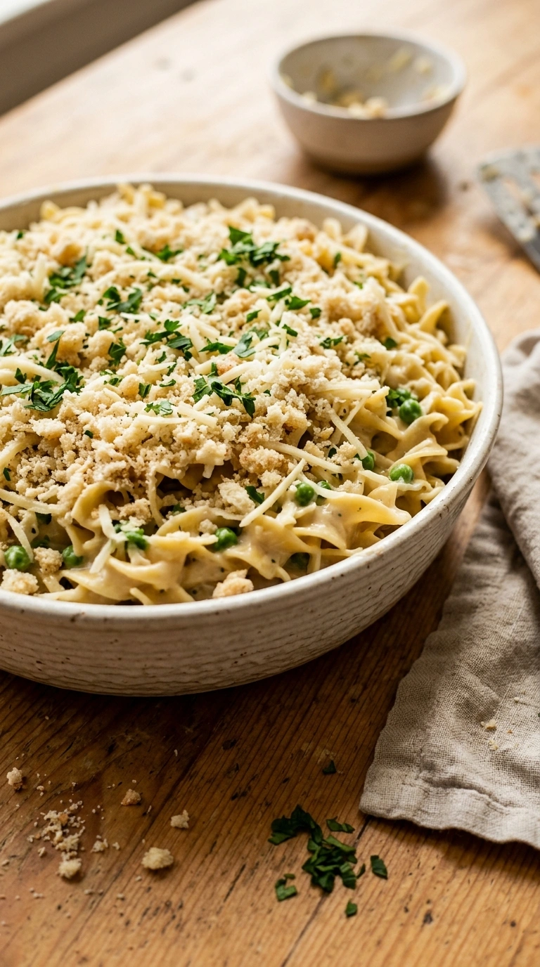 Cooking instructions for tuna noodle casserole