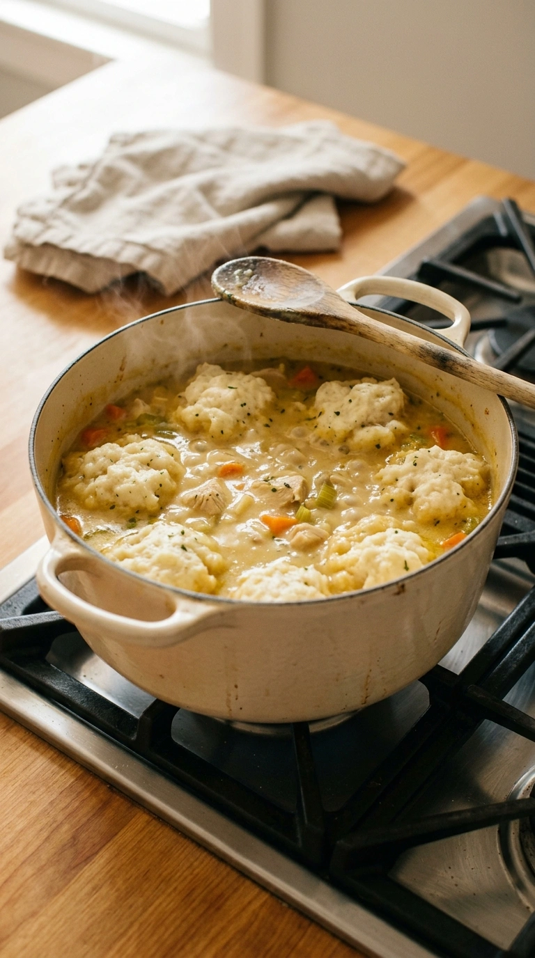 Cooking instructions for crockpot chicken and dumplings