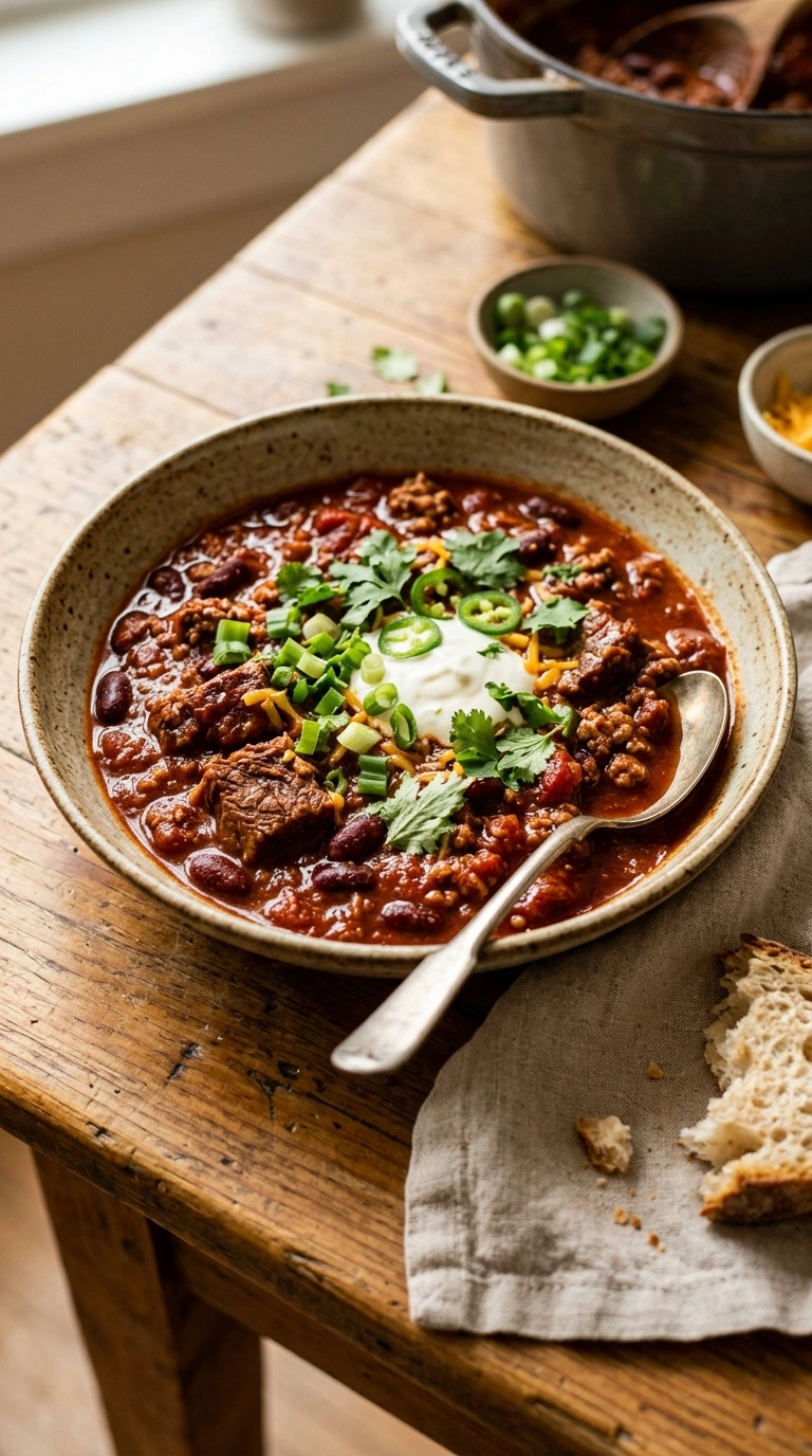 Easy Slow Cooker Chili for Fall Nights