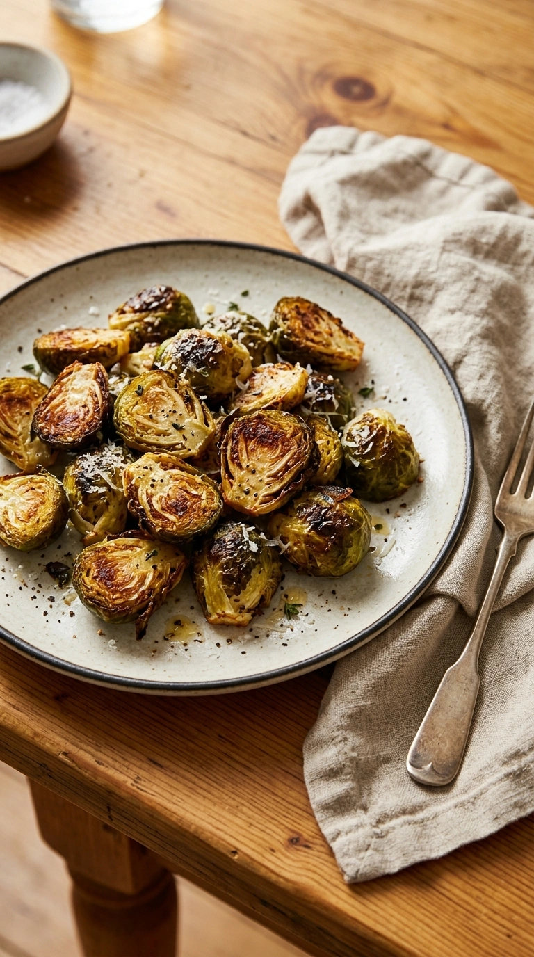 Crispy Air Fryer Brussels Sprouts