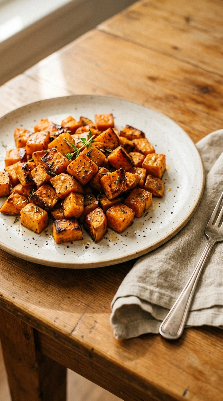 Easy Air Fryer Sweet Potatoes in 15 Minutes
