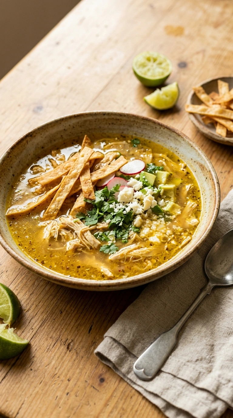 Easy Chicken Tortilla Soup for Cold Nights