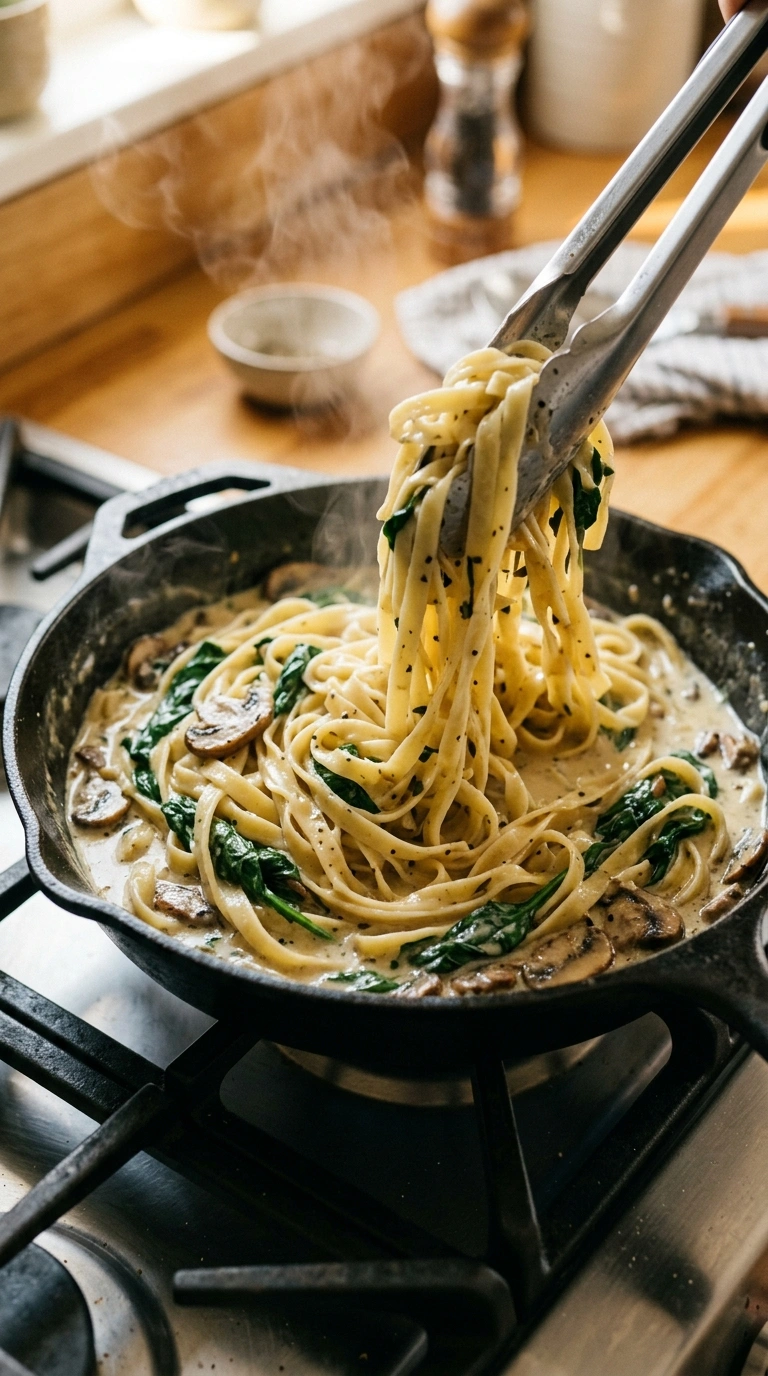 Cooking instructions for one pot pasta