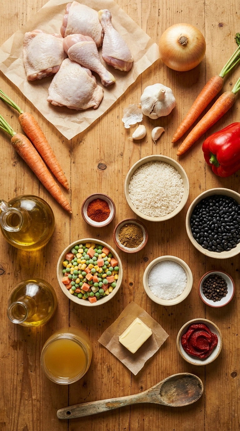 Ingredients for budget dinner ideas