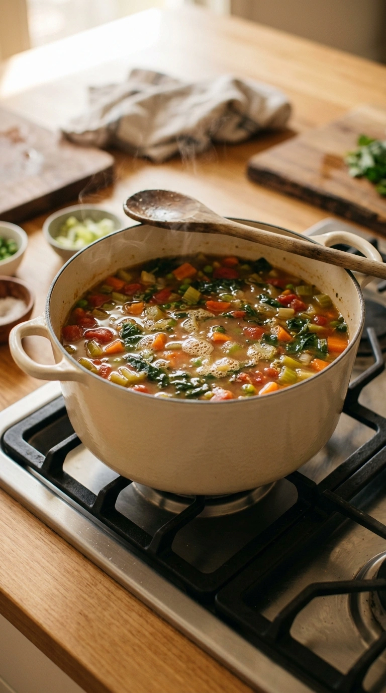 Cooking instructions for cabbage soup recipe