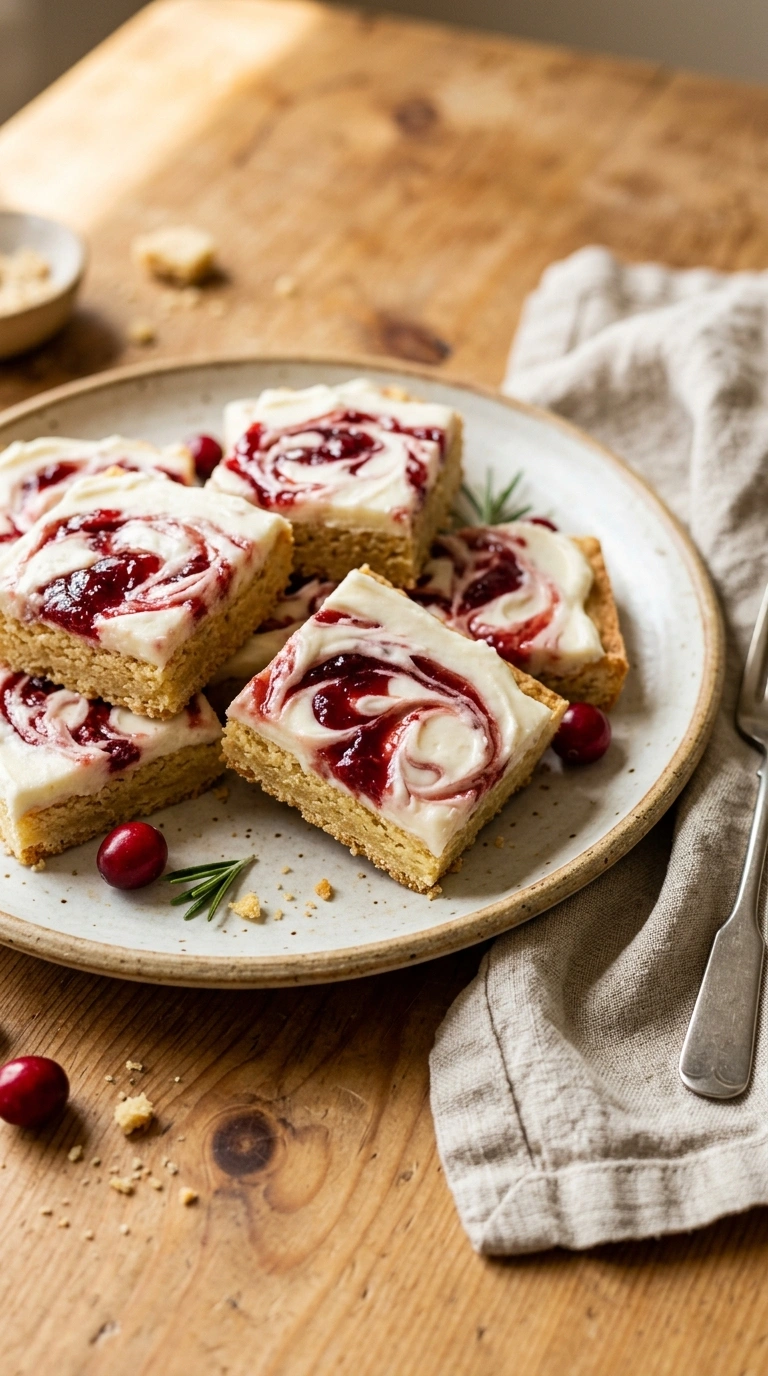 Copycat Cranberry Bliss Bars With Cream Cheese Frosting